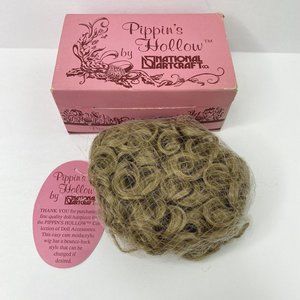 Pippins Hollow by National Art Craft Doll Wig Mary 10-11” Blonde Modacraylic NOS